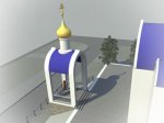 Эскизы звонницы для храма