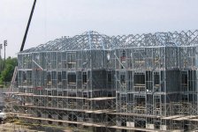 Строительсто многоэтажного здания из термопрофиля
