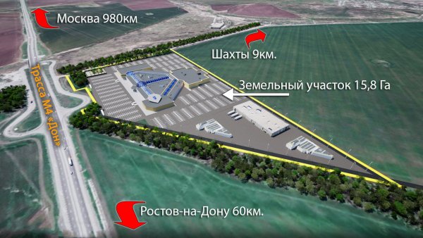 Концепция застройки земельного участка вдоль трассы М4